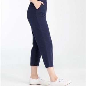 LL Bean Black Perfect Fit Cropped Pant Legging